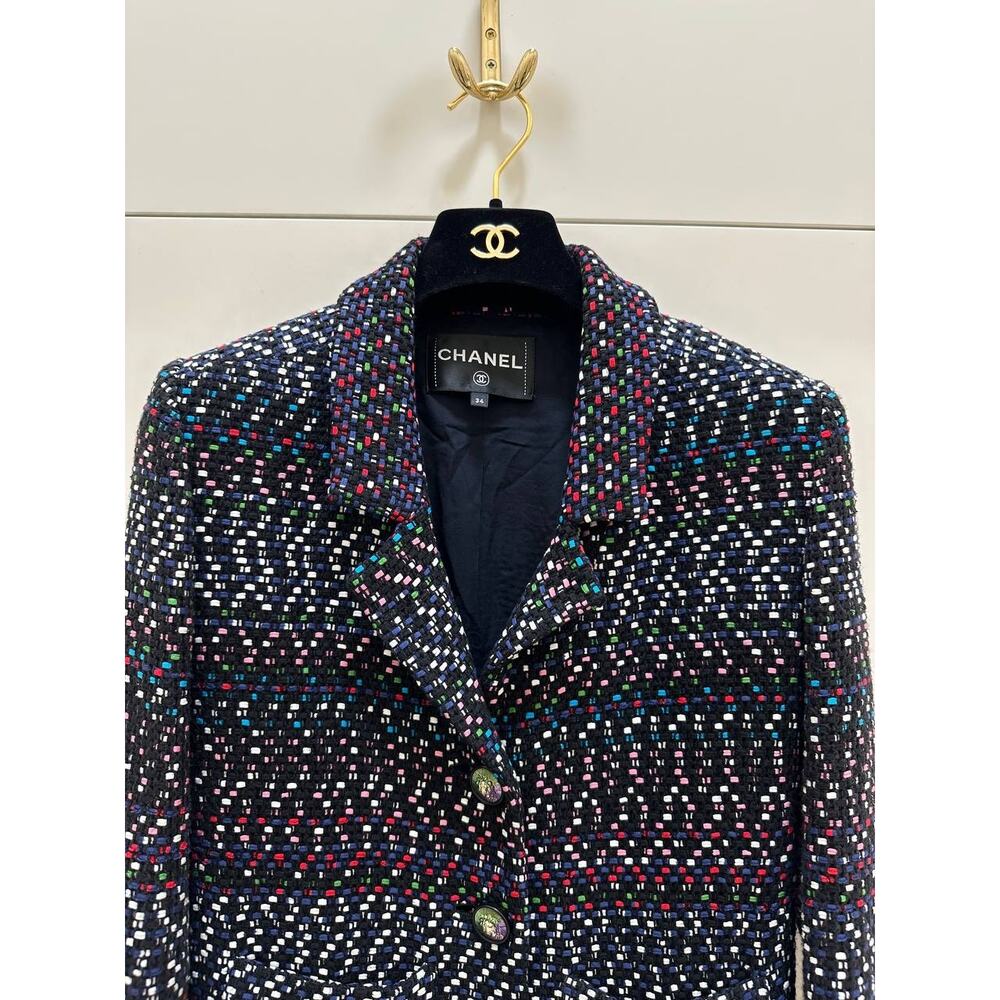 CHANEL Multicolor Tweed Jacket - 2017 Sz.34 - Picture 3 of 6